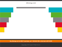 Tablet Screenshot of dfenergy.com